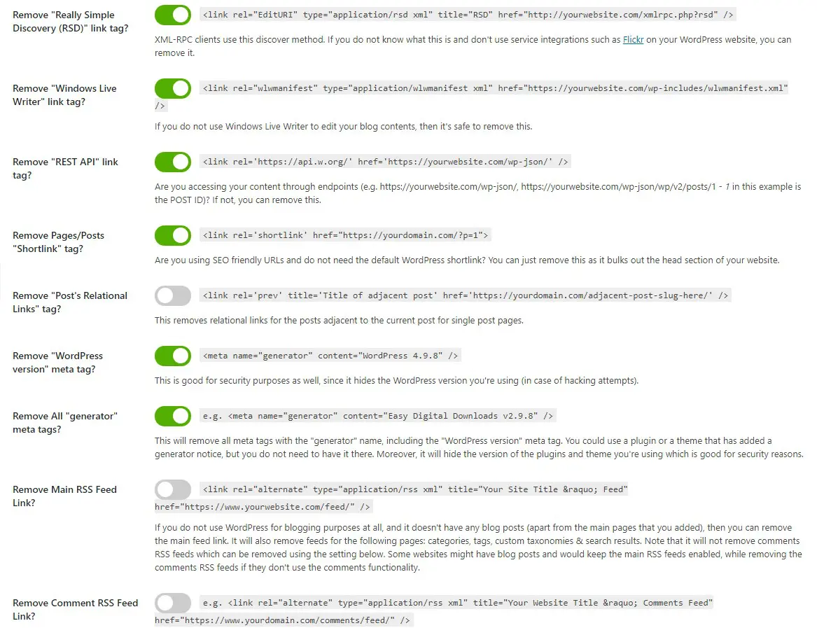 Asset CleanUP Pro HTML Source CLeanUp